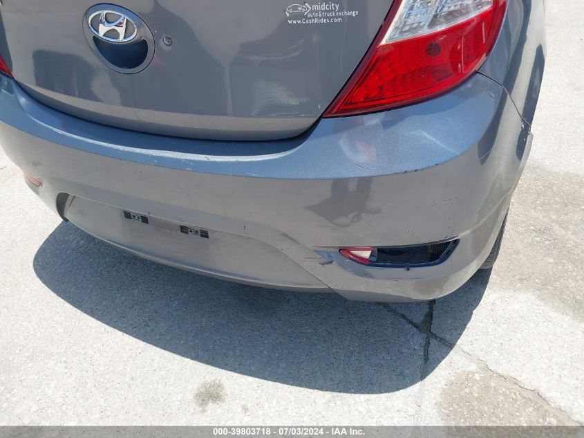 2015 Hyundai Accent Gs VIN: KMHCT5AE4FU212960 Lot: 39803718