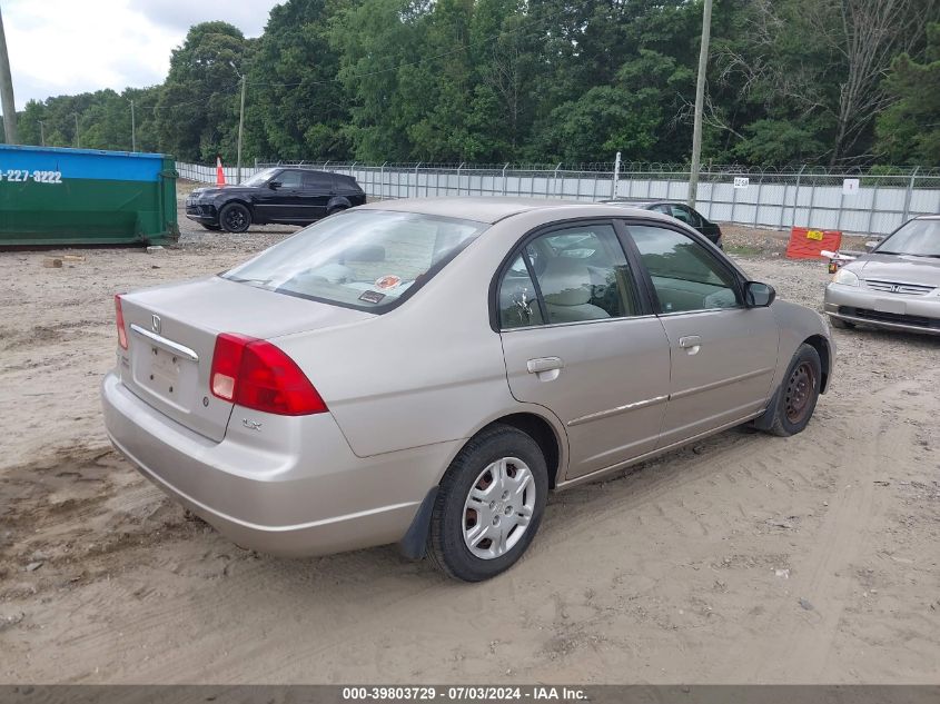 2HGES16552H533177 | 2002 HONDA CIVIC