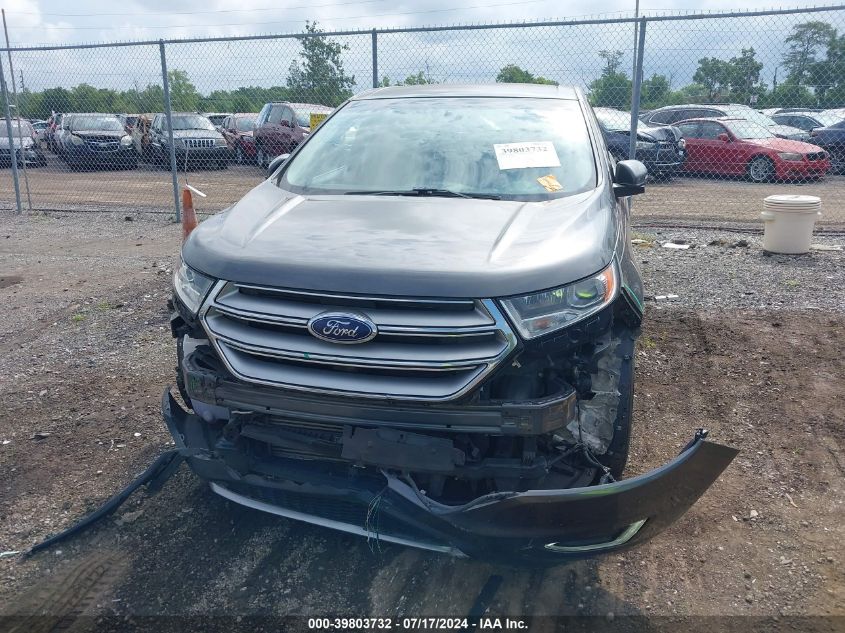 2015 Ford Edge Sel VIN: 2FMTK3J93FBB28838 Lot: 39803732