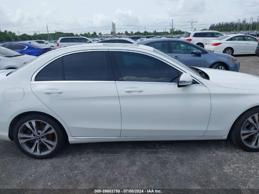 2019 Mercedes-Benz C 300 VIN: 55SWF8DBXKU284162 Lot: 39803758