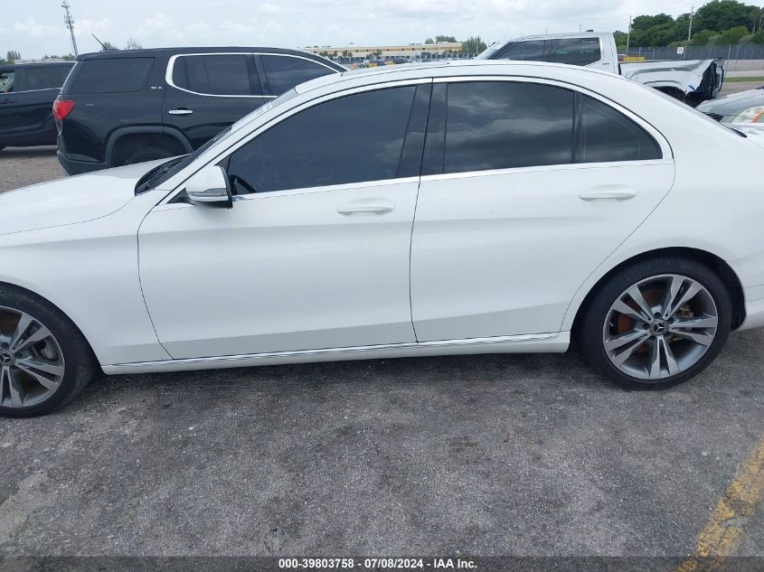 2019 Mercedes-Benz C 300 VIN: 55SWF8DBXKU284162 Lot: 39803758