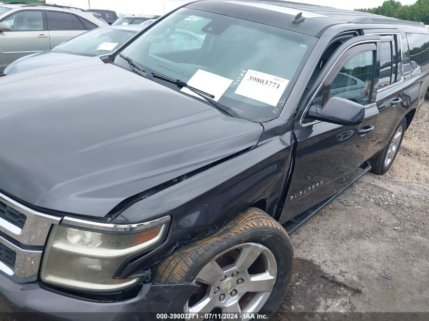 2015 Chevrolet Suburban 1500 Lt VIN: 1GNSKJKC2FR153586 Lot: 39803771