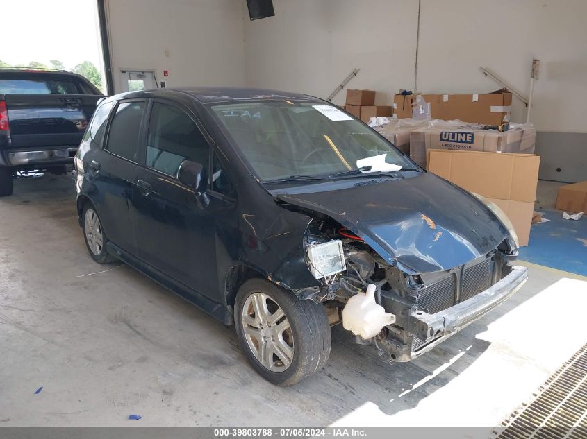 2008 Honda Fit Sport VIN: JHMGD38698S047118 Lot: 39803788