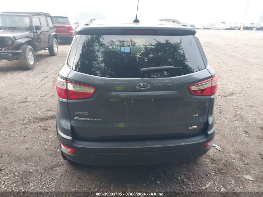 2020 Ford Ecosport Se VIN: MAJ3S2GE4LC359722 Lot: 39803795