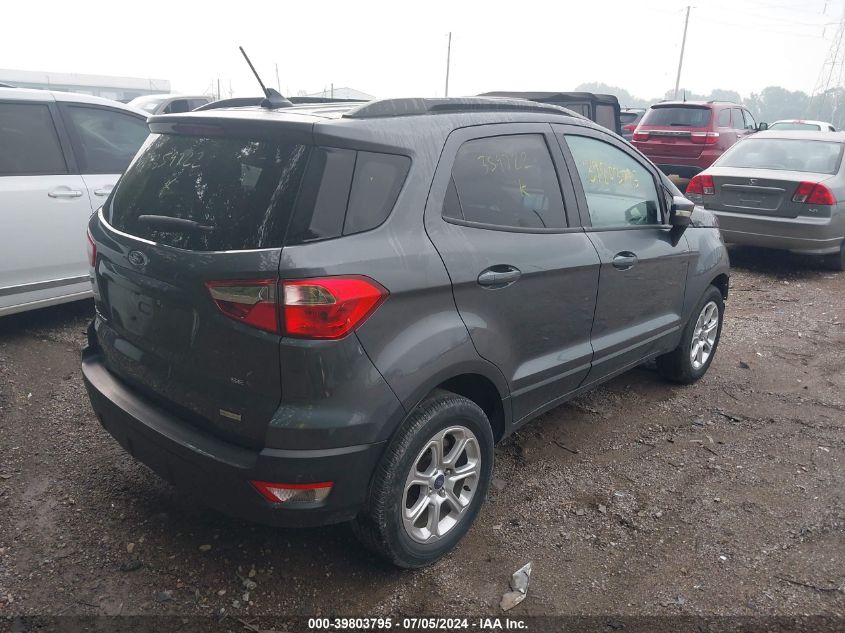 2020 Ford Ecosport Se VIN: MAJ3S2GE4LC359722 Lot: 39803795