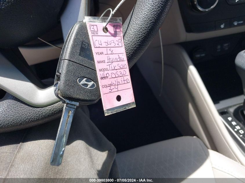 2018 Hyundai Tucson Sel VIN: KM8J33A47JU690530 Lot: 39803800