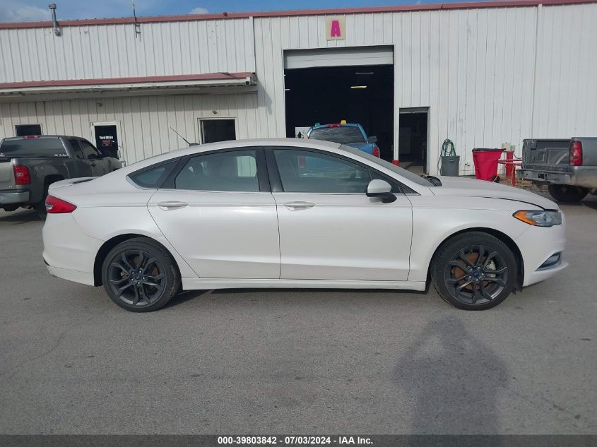 2018 Ford Fusion Se VIN: 3FA6P0HD2JR260226 Lot: 39803842