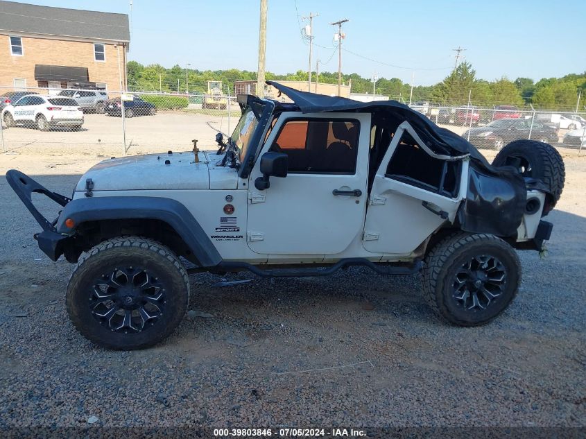 2015 Jeep Wrangler Unlimited Sport VIN: 1C4BJWDG2FL580598 Lot: 39803846