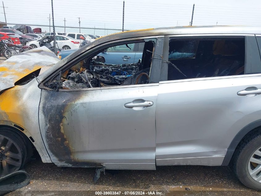 2014 Toyota Highlander Le VIN: 5TDZARFH9ES006406 Lot: 39803847