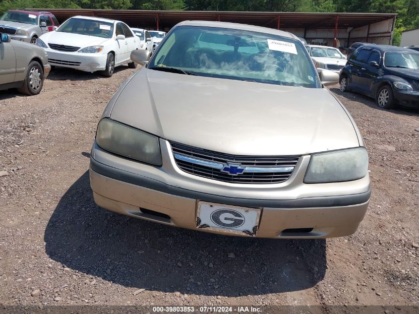 2004 Chevrolet Impala Police VIN: 2G1WF52K849357421 Lot: 39803853