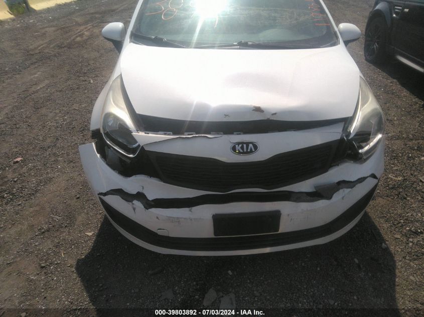 2015 Kia Rio Lx VIN: KNADM4A31F6451382 Lot: 39803892