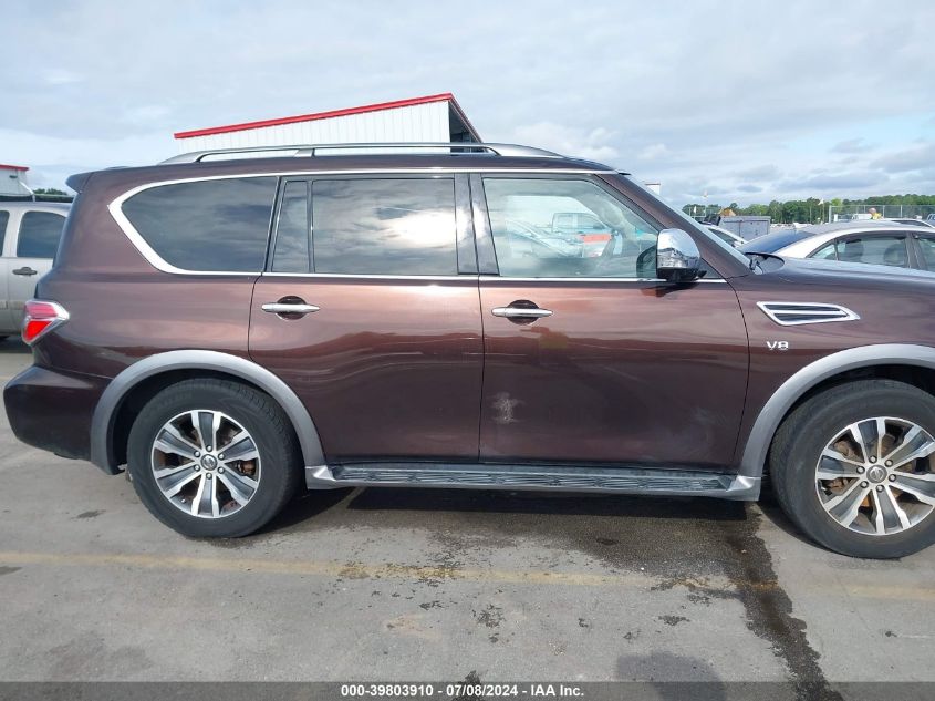 2020 Nissan Armada Sl 4Wd VIN: JN8AY2NC3L9620390 Lot: 39803910