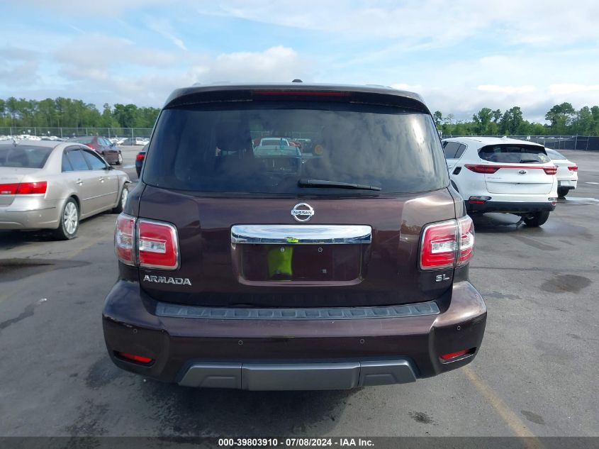 2020 Nissan Armada Sl 4Wd VIN: JN8AY2NC3L9620390 Lot: 39803910