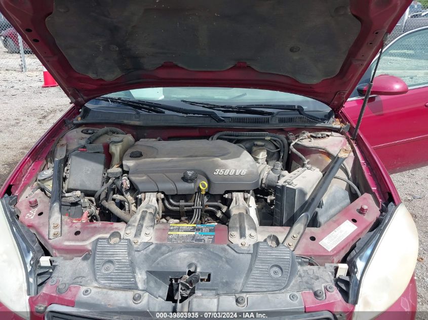 2006 Chevrolet Impala Lt VIN: 2G1WT55K669329124 Lot: 39803935