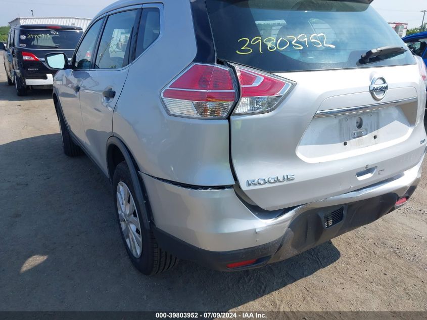 2016 Nissan Rogue S/Sl/Sv VIN: JN8AT2MV2GW148708 Lot: 39803952