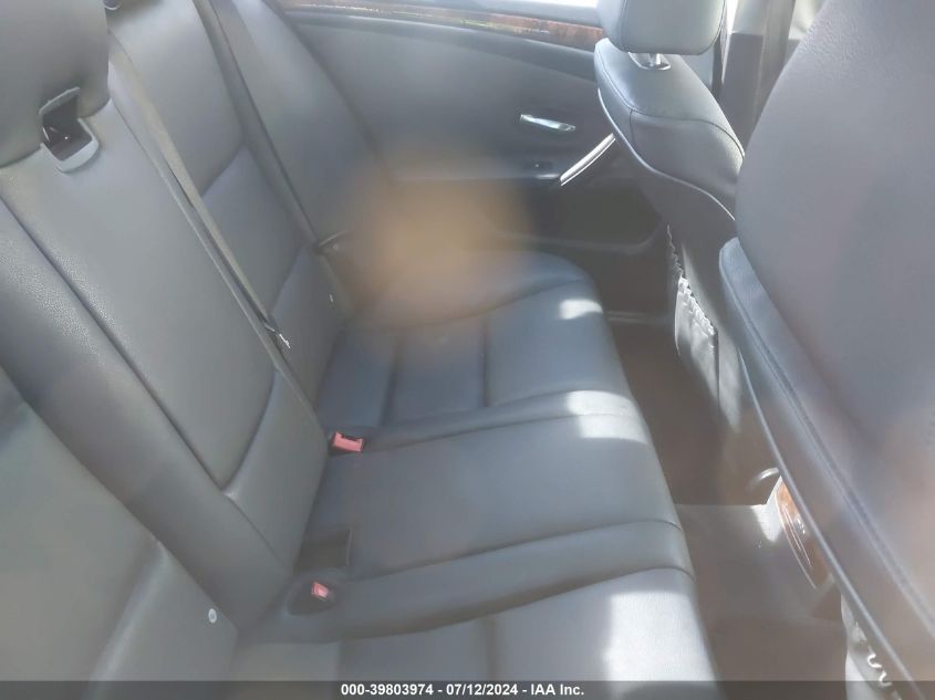 2005 BMW 525I VIN: WBANA535X5B857443 Lot: 39803974
