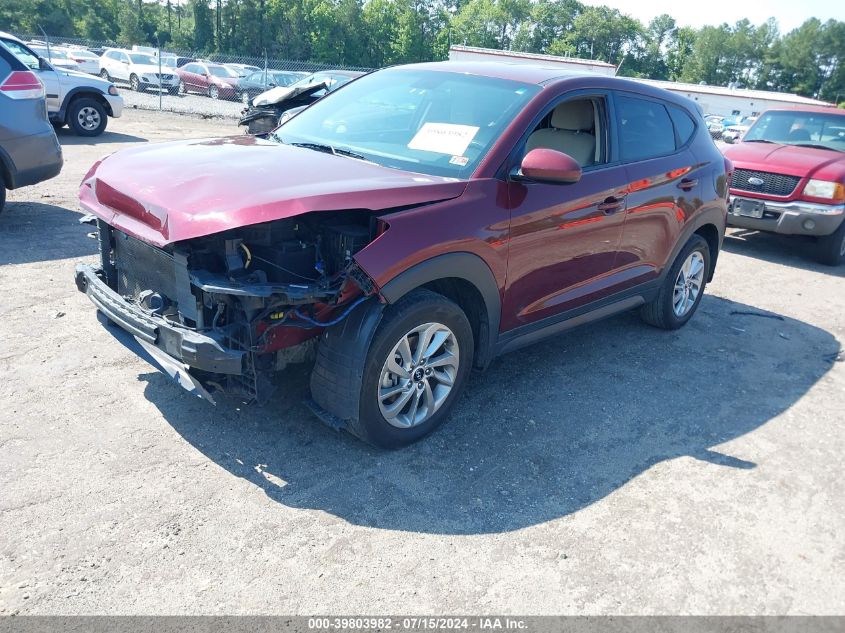 2016 Hyundai Tucson Se VIN: KM8J23A43GU222564 Lot: 39803982