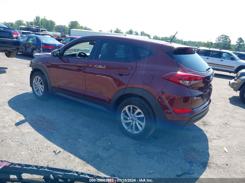 2016 Hyundai Tucson Se VIN: KM8J23A43GU222564 Lot: 39803982