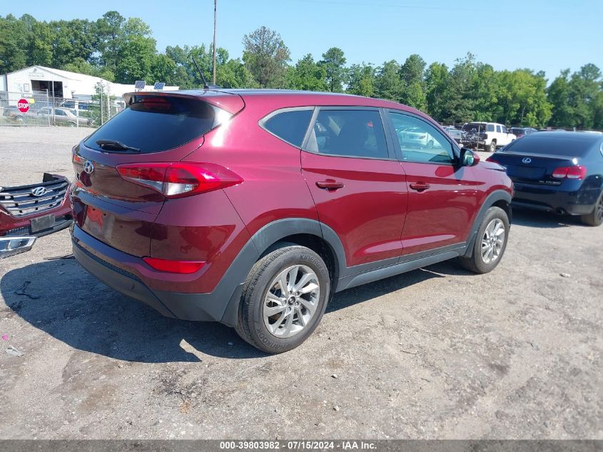 2016 Hyundai Tucson Se VIN: KM8J23A43GU222564 Lot: 39803982