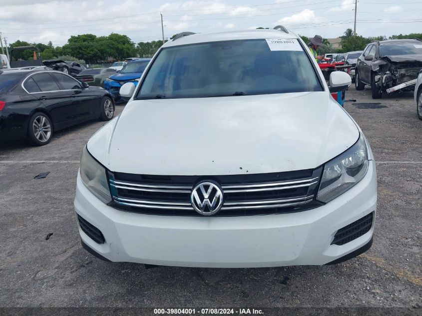 2017 Volkswagen Tiguan 2.0T/2.0T S VIN: WVGAV7AX9HK032094 Lot: 39804001