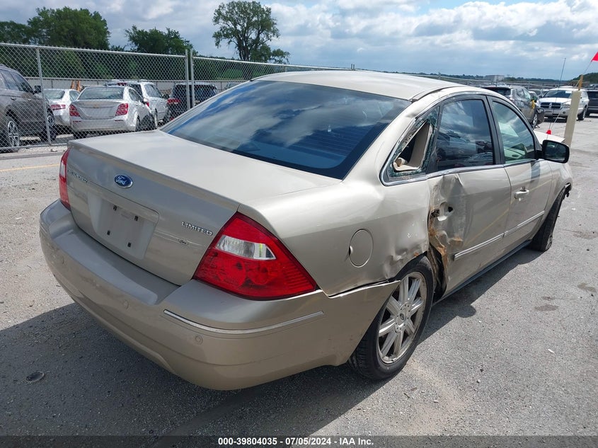 2005 Ford Five Hundred Limited VIN: 1FAFP25155G171527 Lot: 39804035