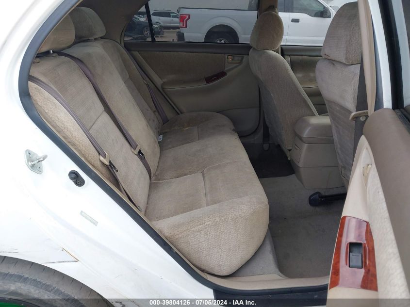 2003 Toyota Corolla Le VIN: 1NXBR32E43Z083952 Lot: 39804126