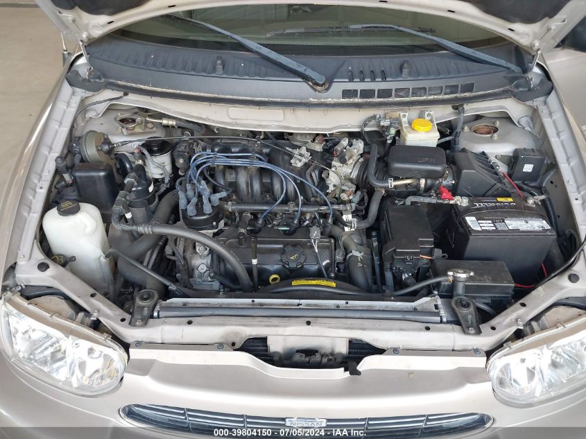 2000 Nissan Quest Se/Gle/Gxe VIN: 4N2XN11T5YD843580 Lot: 39804150