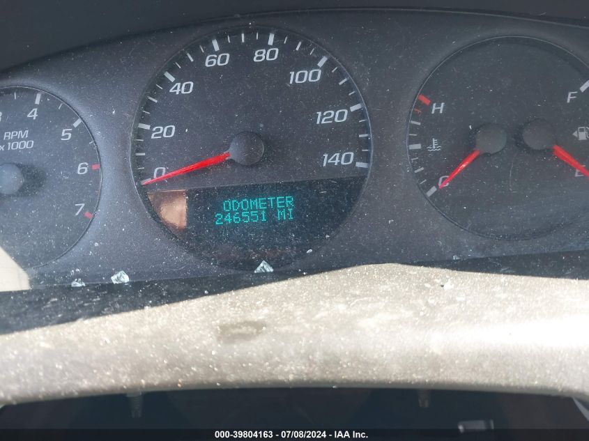 2009 Chevrolet Impala Ls VIN: 2G1WB57K191292177 Lot: 39804163