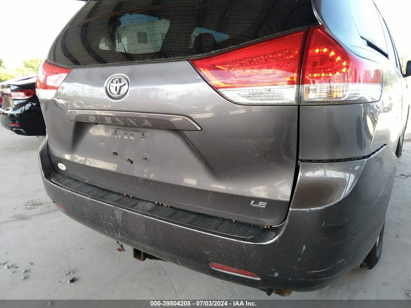 2011 Toyota Sienna Le V6 VIN: 5TDKK3DC0BS046162 Lot: 39804205
