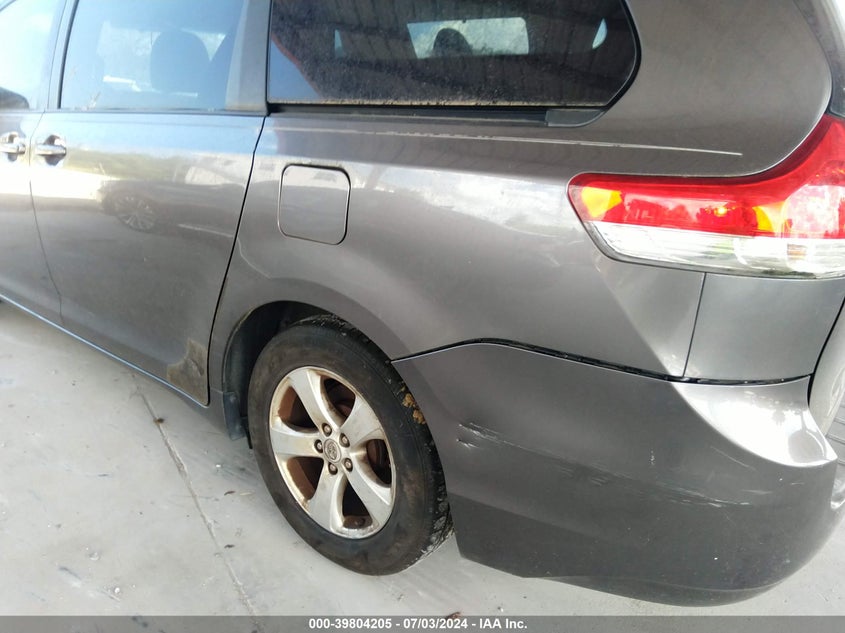 2011 Toyota Sienna Le V6 VIN: 5TDKK3DC0BS046162 Lot: 39804205