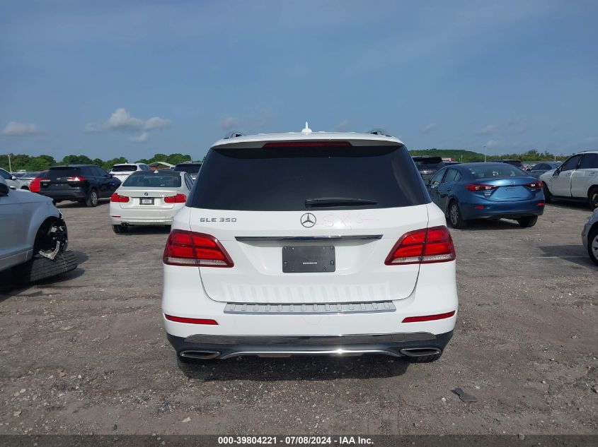 2017 Mercedes-Benz Gle 350 350 VIN: 4JGDA5JB3HA870225 Lot: 39804221