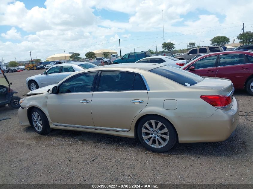 2011 Toyota Avalon Limited VIN: 4T1BK3DB3BU429141 Lot: 39804227