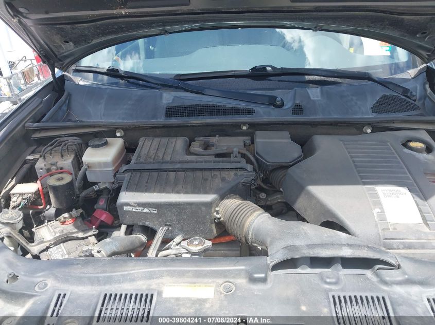 2010 Toyota Highlander Hybrid Base V6 VIN: JTEBW3EHXA2040563 Lot: 39804241