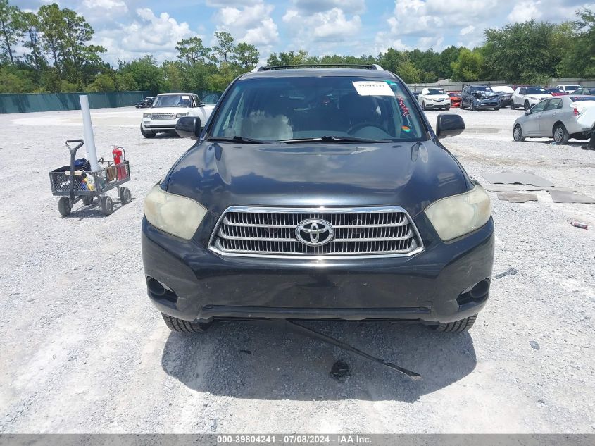 2010 Toyota Highlander Hybrid Base V6 VIN: JTEBW3EHXA2040563 Lot: 39804241