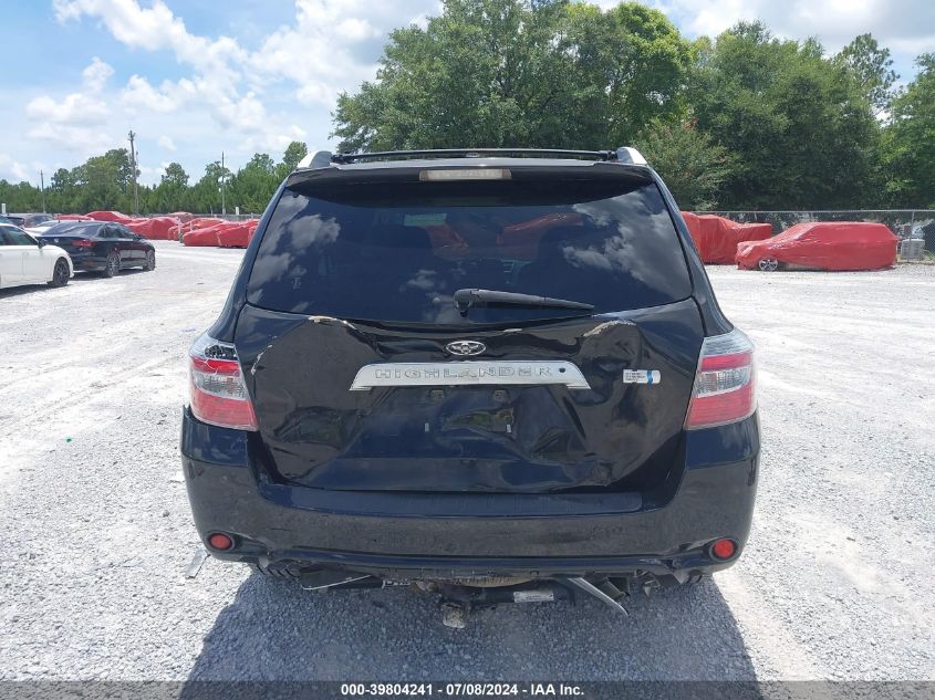 2010 Toyota Highlander Hybrid Base V6 VIN: JTEBW3EHXA2040563 Lot: 39804241