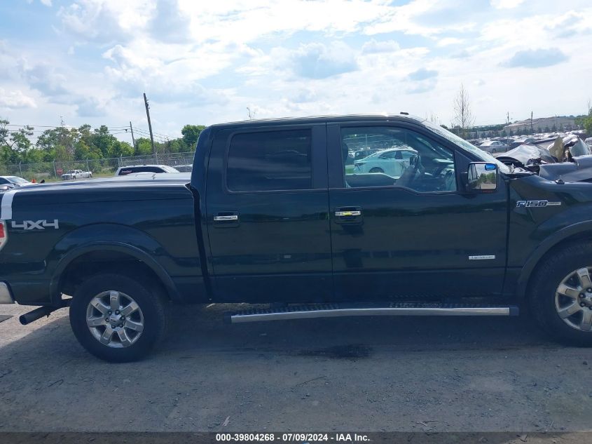 2013 Ford F-150 Lariat VIN: 1FTFW1ET9DKE01705 Lot: 39804268