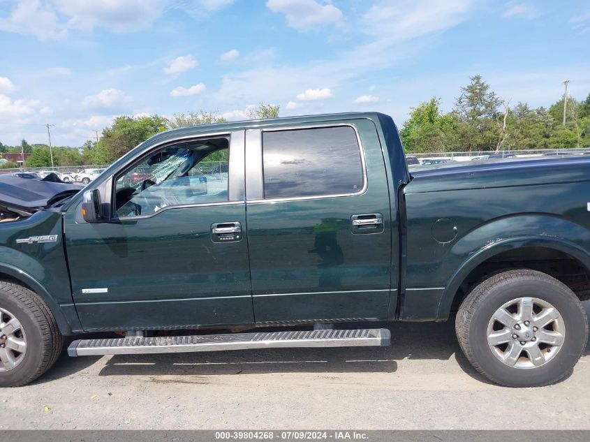 2013 Ford F-150 Lariat VIN: 1FTFW1ET9DKE01705 Lot: 39804268