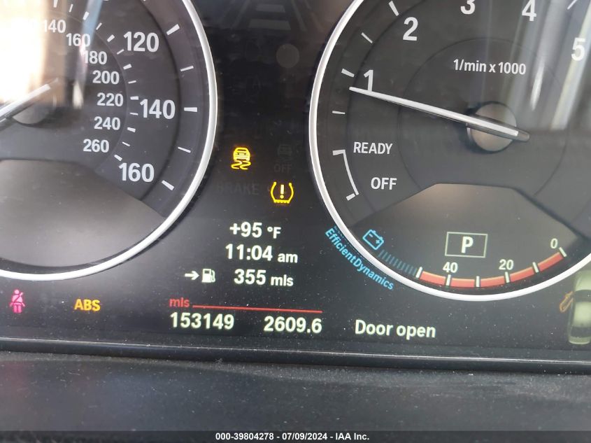 2013 BMW 328I VIN: WBA3A5G50DNP26469 Lot: 39804278