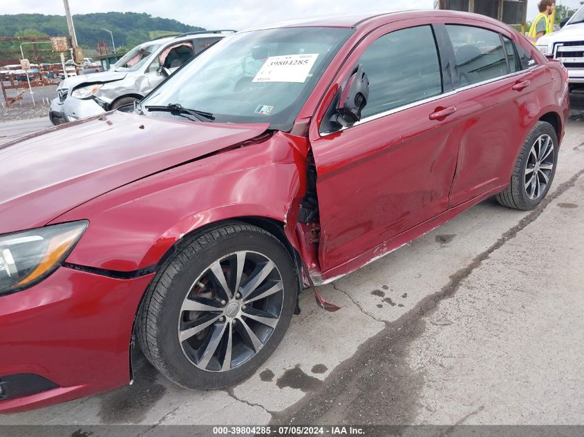 2013 Chrysler 200 Touring VIN: 1C3CCBBB1DN549542 Lot: 39804285