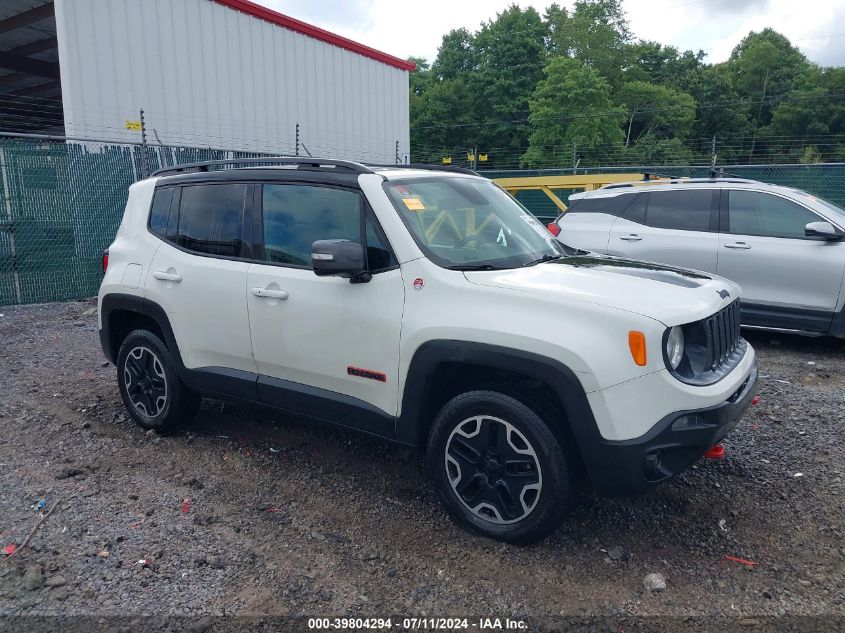 2015 Jeep Renegade Trailhawk VIN: ZACCJBCT2FPB31445 Lot: 39804294