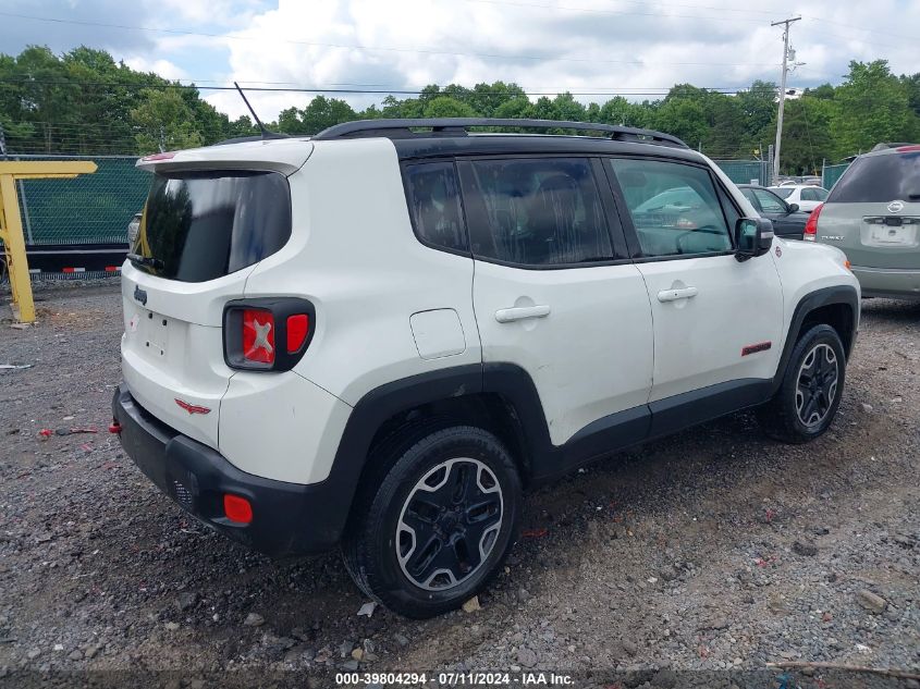 2015 Jeep Renegade Trailhawk VIN: ZACCJBCT2FPB31445 Lot: 39804294