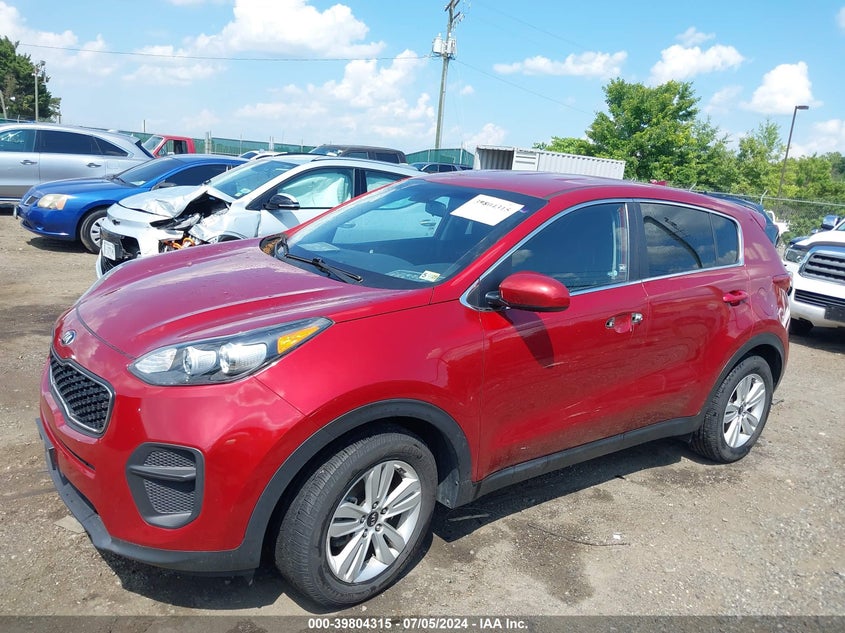 VIN KNDPM3AC0H7034746 2017 KIA SPORTAGE LX