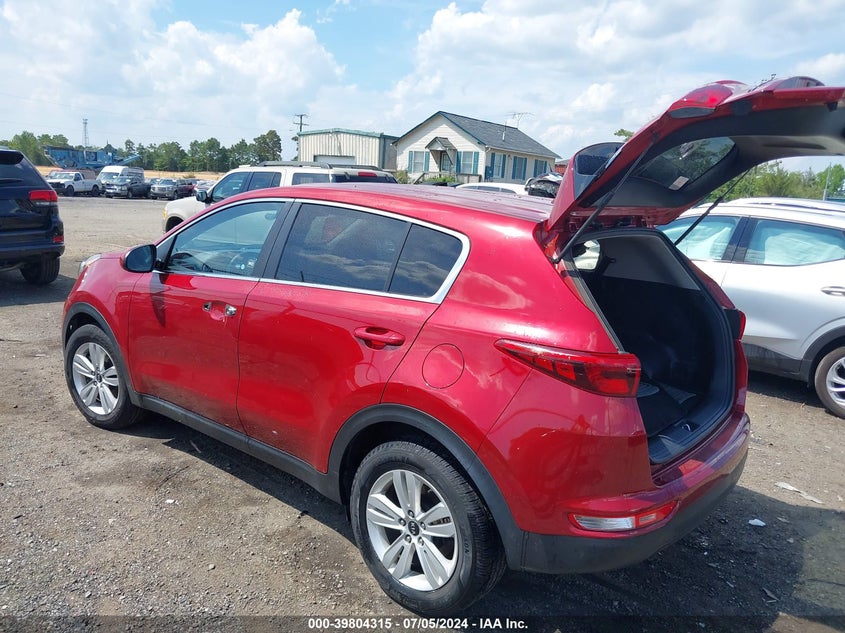 VIN KNDPM3AC0H7034746 2017 KIA SPORTAGE LX