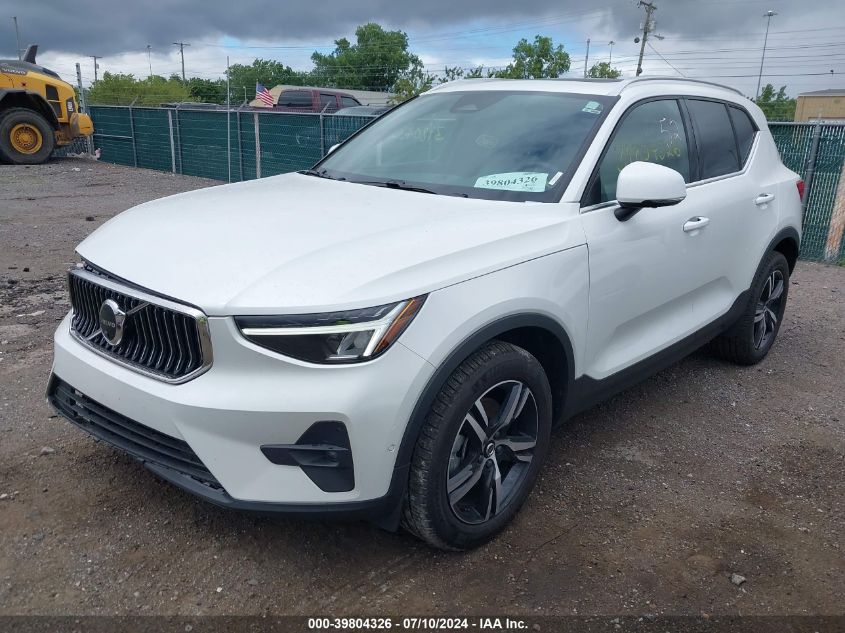 2023 Volvo Xc40 B5 Plus Bright Theme VIN: YV4L12UE9P2048023 Lot: 39804326