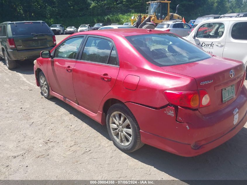 2T1BU40E79C116105 | 2009 TOYOTA COROLLA