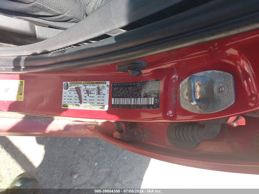 2009 Toyota Corolla S VIN: 2T1BU40E79C116105 Lot: 39804358