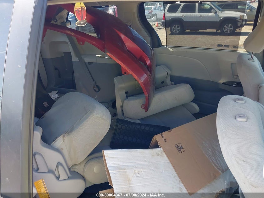 2012 Toyota Sienna Le V6 8 Passenger VIN: 5TDKK3DC4CS258256 Lot: 39804367