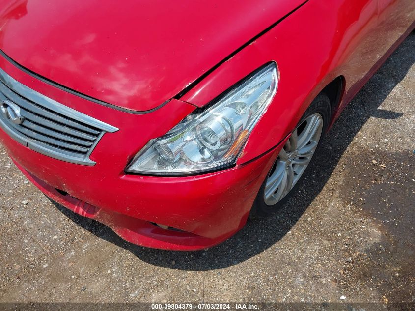 2010 Infiniti G37X VIN: JN1CV6AR8AM460678 Lot: 39804379