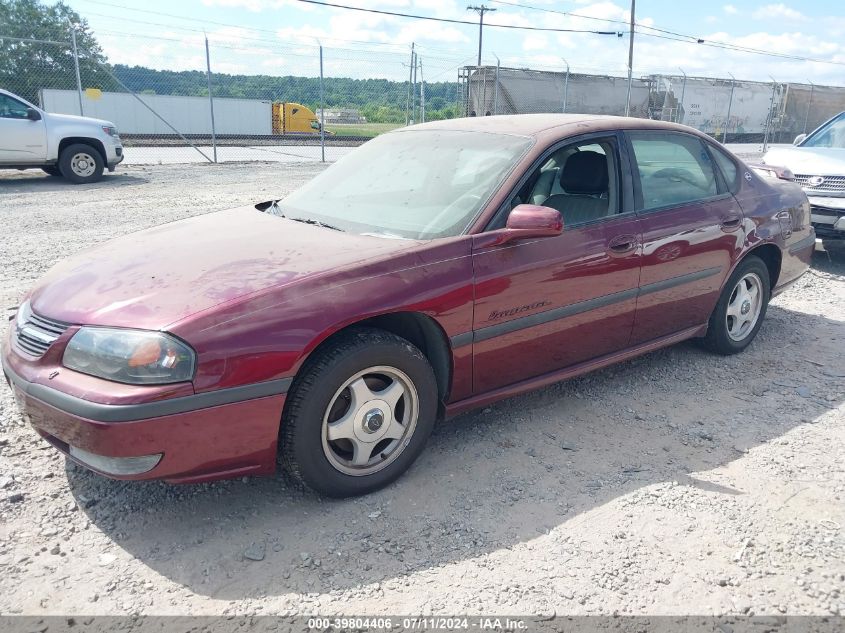 2002 Chevrolet Impala Ls VIN: 2G1WH55K629336229 Lot: 39804406