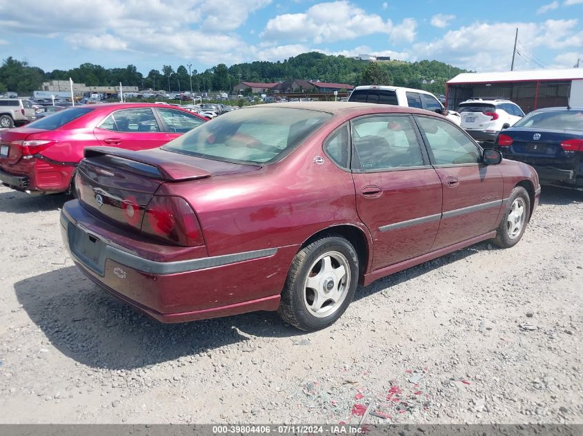 2002 Chevrolet Impala Ls VIN: 2G1WH55K629336229 Lot: 39804406